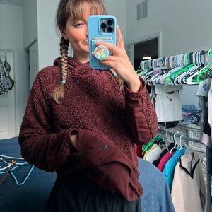 Nike heavy fleece hoodie women size S